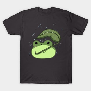 Cute Frog In The Rain T-Shirt